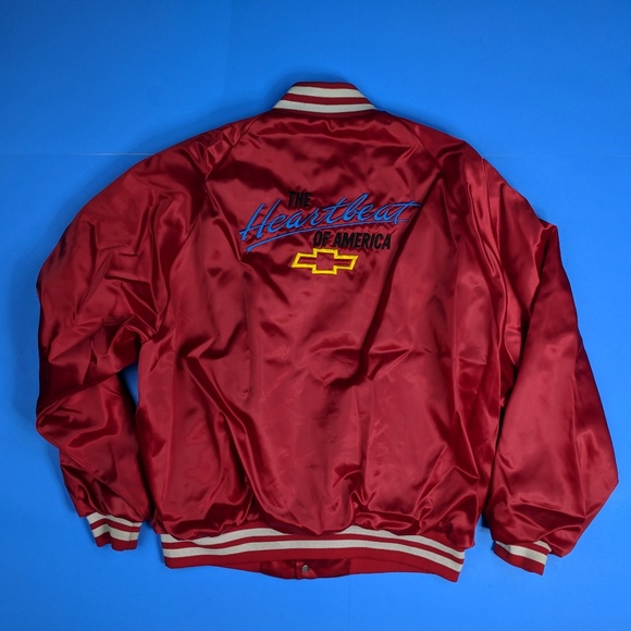 chevrolet jacket red